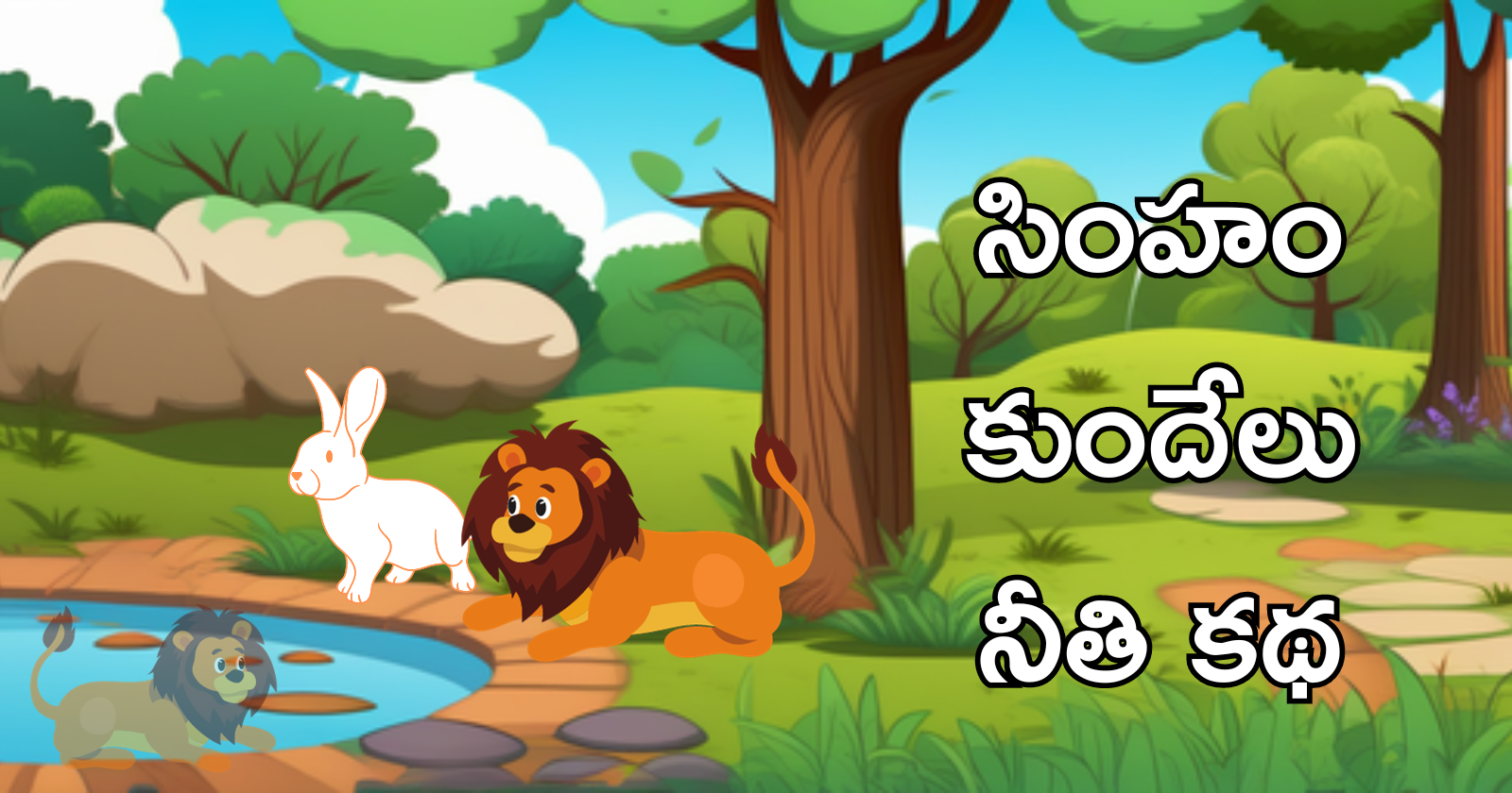 The Lion And The Rabbit Telugu Moral Story